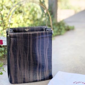 Cartier Trinity Metallic Leather Handbag